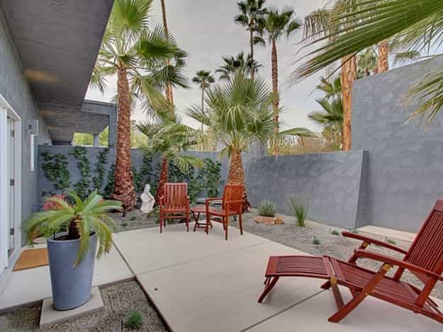 geometric landscape designs mid century modern homes
