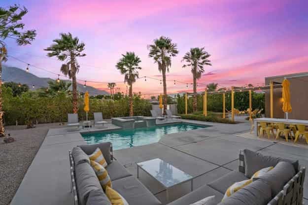 geometric landscape designs mid century modern homes