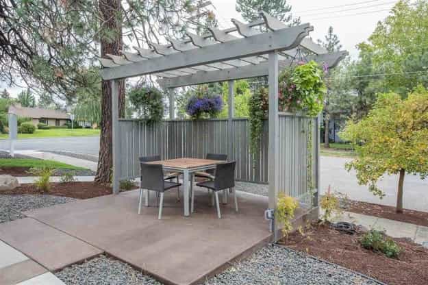 geometric landscape designs mid century modern homes