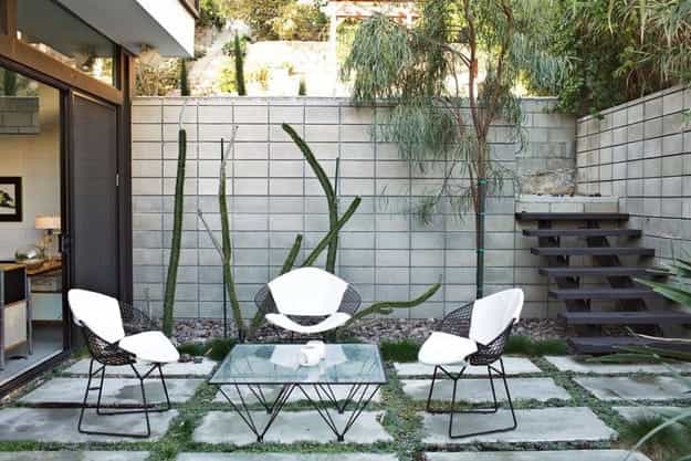 cinder block wall design