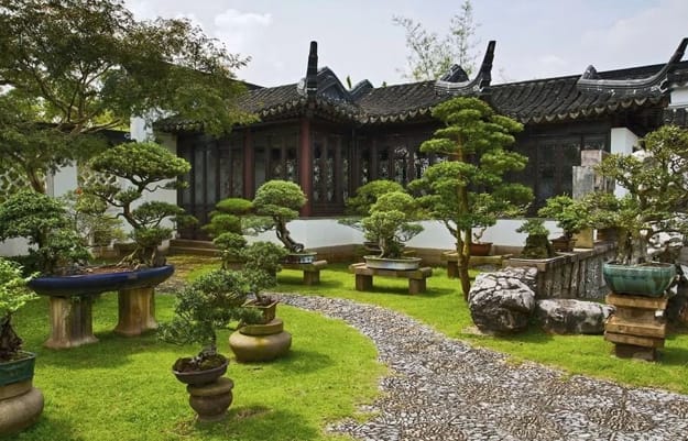 chinese style backyard designs