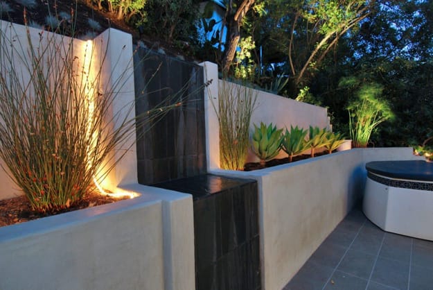 modern water features home decorating yard landscaping