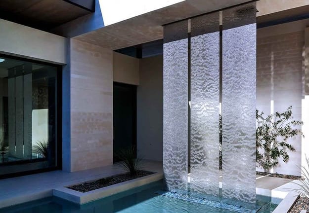 modern water features home decorating yard landscaping
