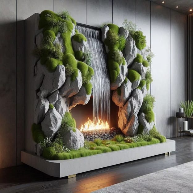 modern water features home decorating yard landscaping