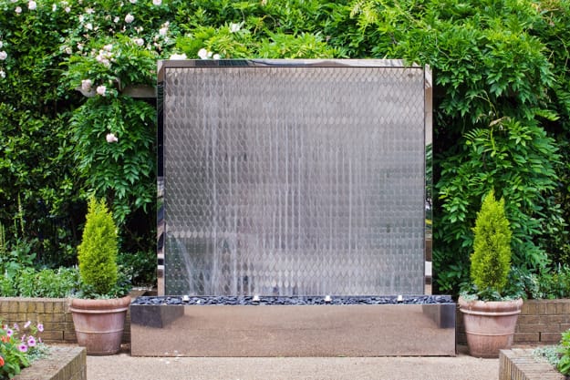 modern water features home decorating yard landscaping