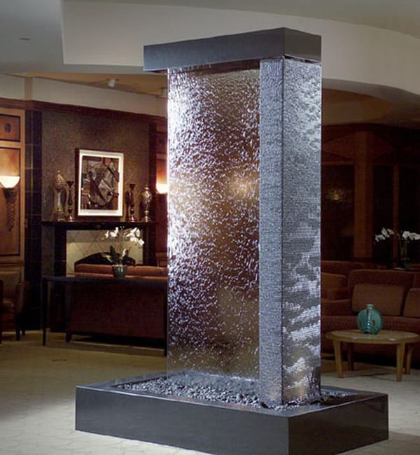 modern water features home decorating yard landscaping