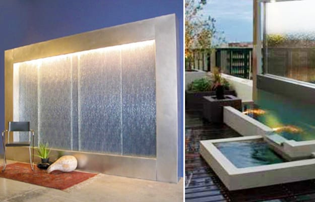 modern water features home decorating yard landscaping