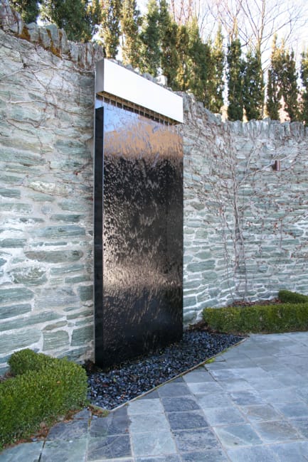 modern water features home decorating yard landscaping