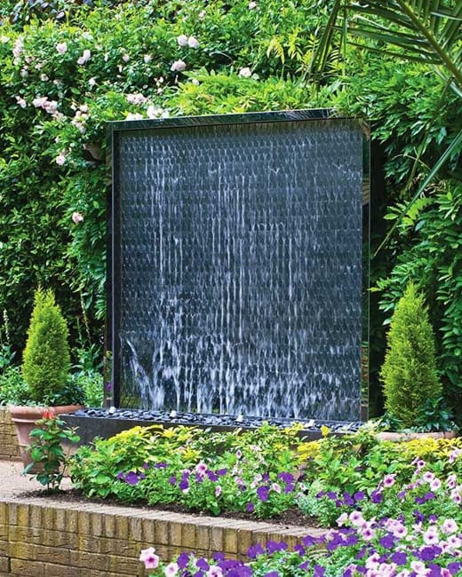 modern water features home decorating yard landscaping