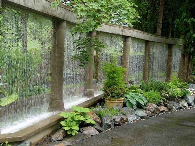 modern water features home decorating yard landscaping