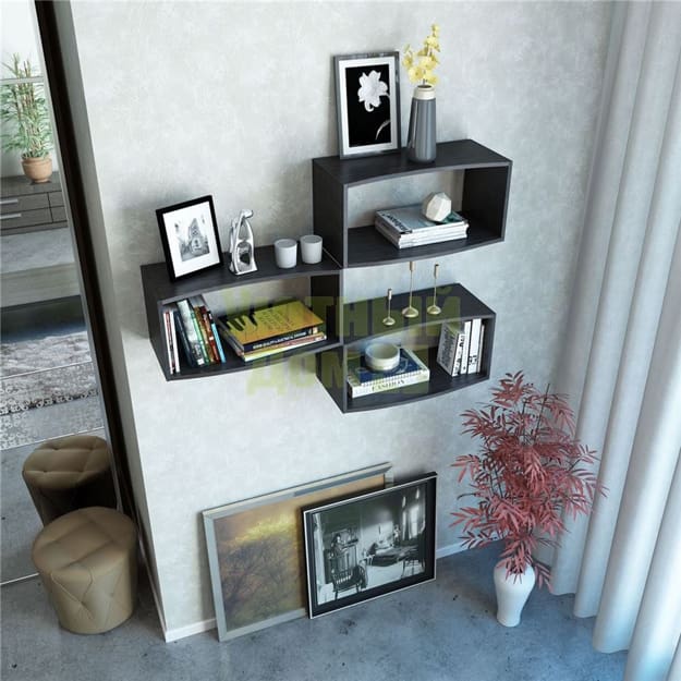 contemporary wall shelves