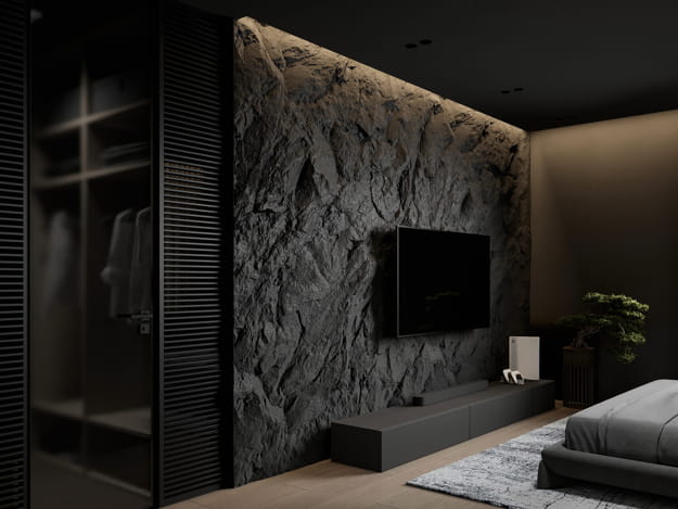 textured black wallpaper