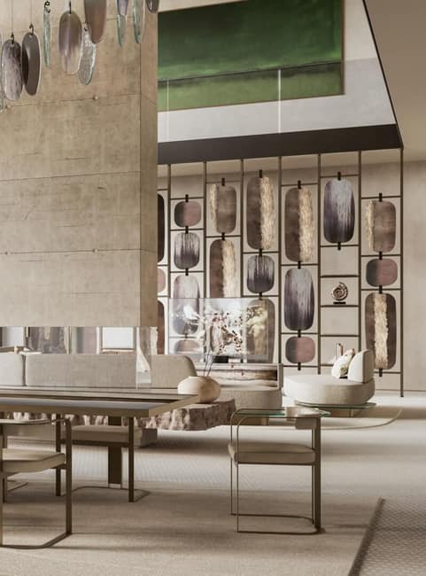modern dining room decorating