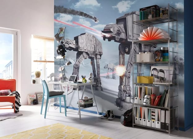 robot wallpaper wall decorating