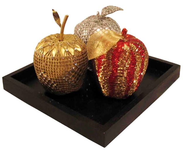 handmade shiny accents fall decorating ideas