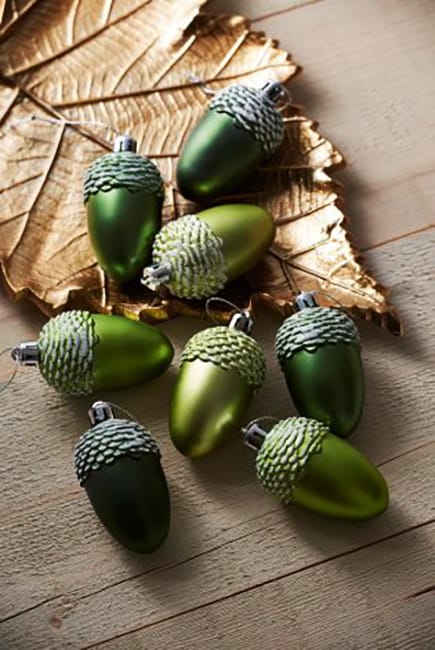 handmade shiny accents fall decorating ideas