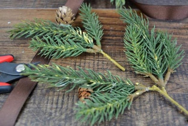 how to make pine cone topiary tutorial