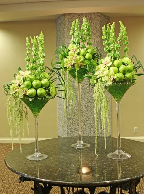 apples table decorations fall centerpieces