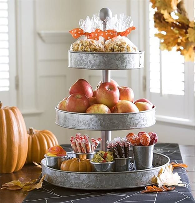 apples table decorations fall centerpieces