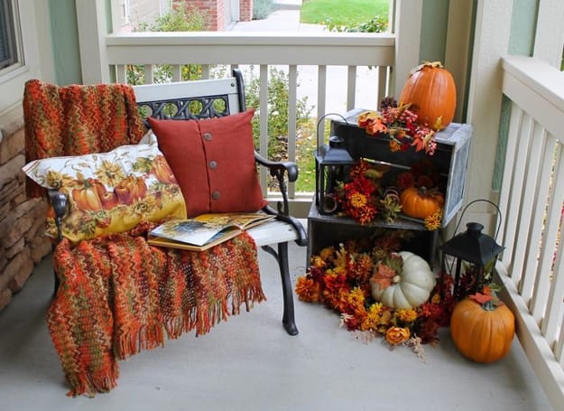 modern fall colors room decorating 