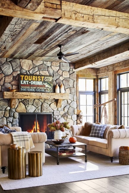 modern fall colors room decorating 