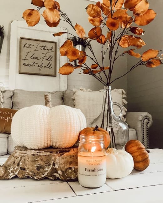 modern fall colors room decorating 