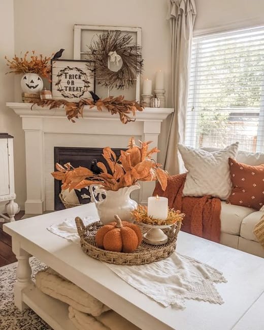 modern fall colors room decorating 
