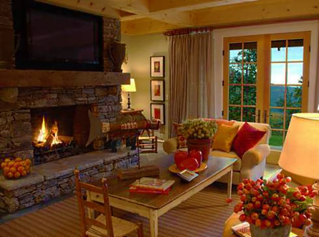 modern fall colors room decorating 
