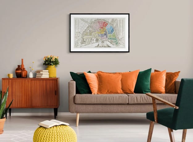 modern fall colors room decorating 