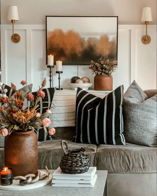 modern gray black brown colors