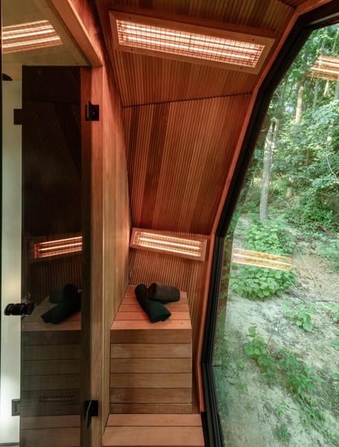 wooden interior design