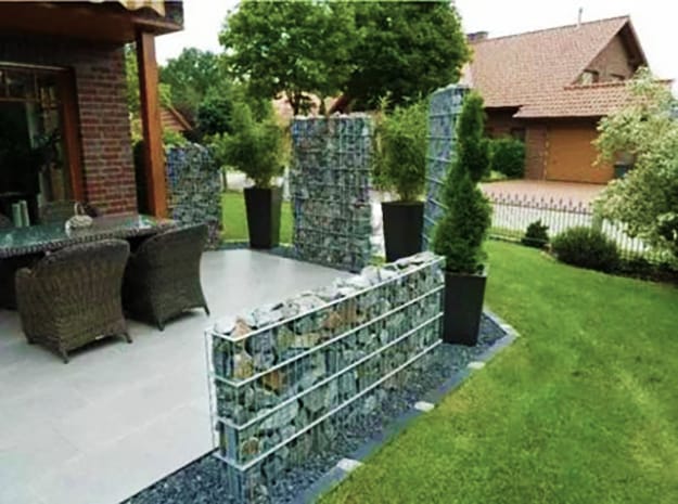 gabions materials creative designs