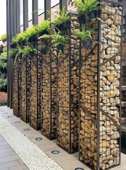 gabions materials creative designs