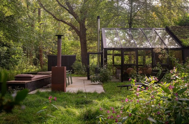 glass exterior design patio ideas