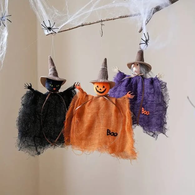 colorful hanging decorations