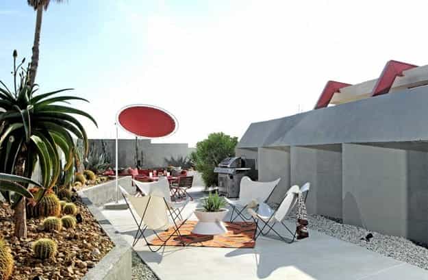concrete yard landscaping