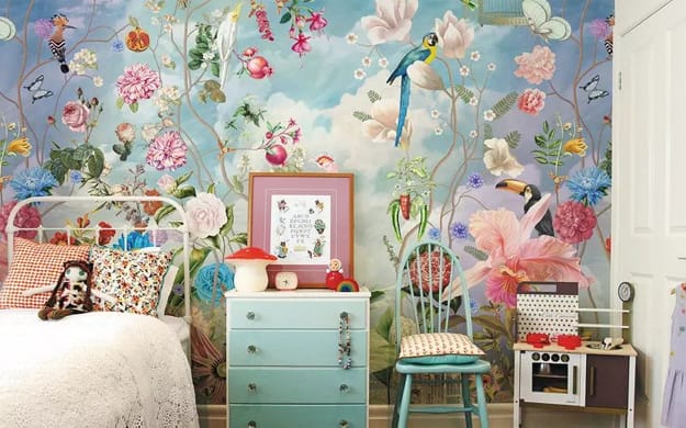 birds decorating theme wall design ideas