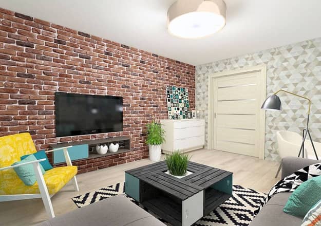 bricks patterns accent wall designs