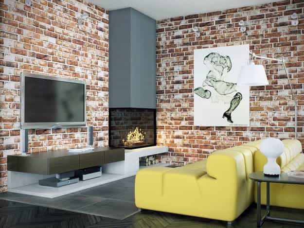 bricks patterns accent wall designs
