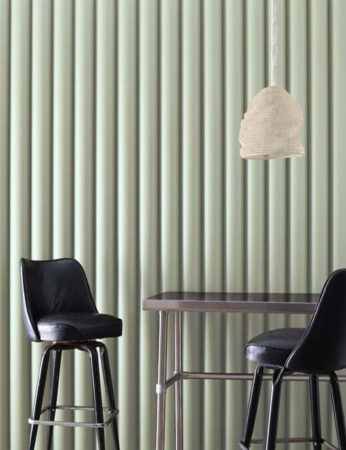 striped wallpaper green colors