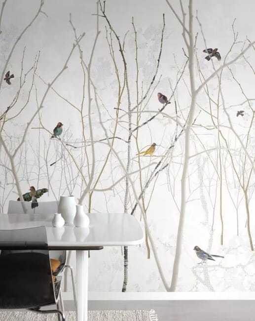 birds wallpaper designs room decorating ideas