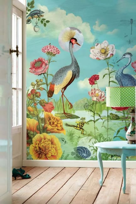 bold bird wallpaper designs