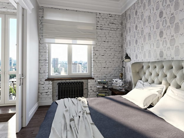 bedroom decorating two wallpaper designs