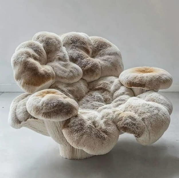 mushroom shaped furniture