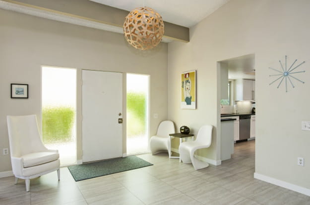 exterior door colors mid century modern style