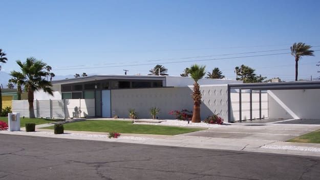 exterior door colors mid century modern style