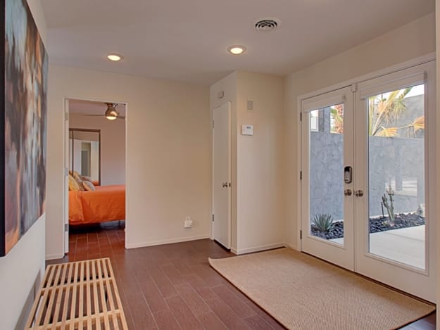 exterior door colors mid century modern style