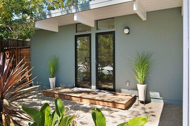 exterior door colors mid century modern style