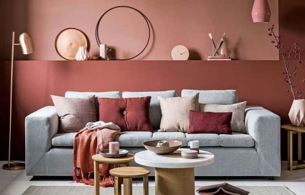 warm design ideas orange color
