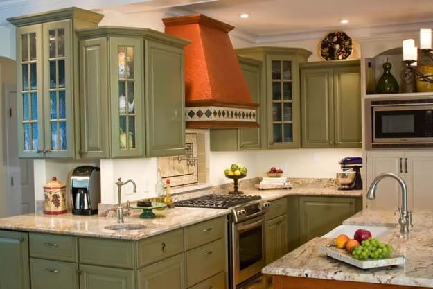 warm design ideas orange color